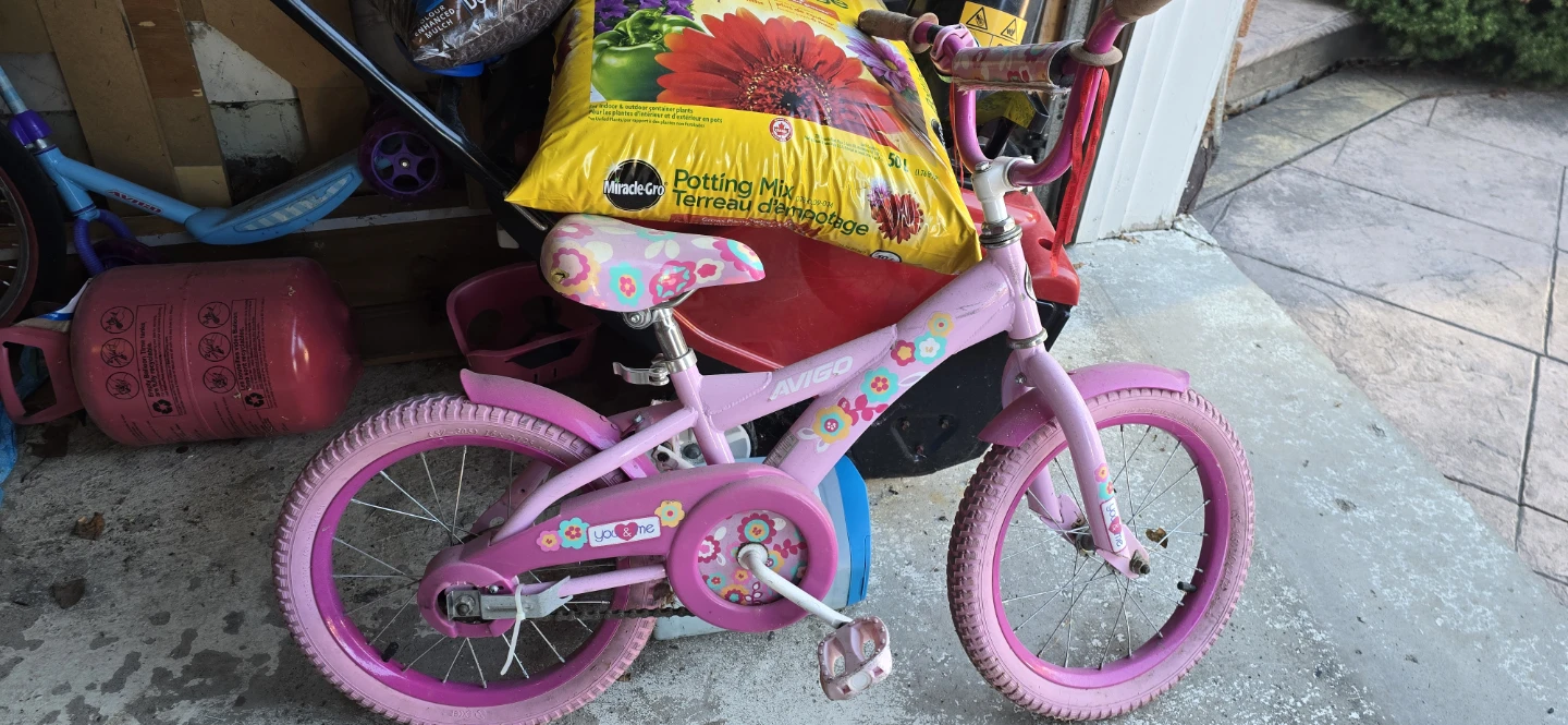 Kids Pink AVIGO Bicycle - photo 2