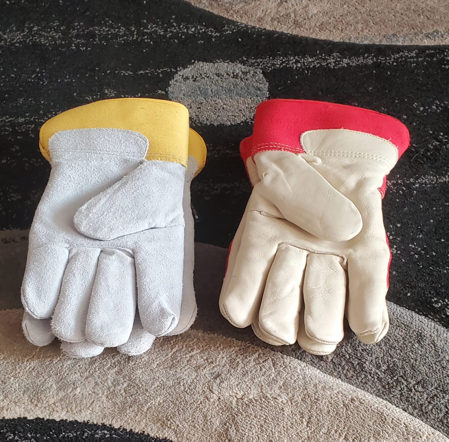 Men's Construction Leather Gloves - photo 2