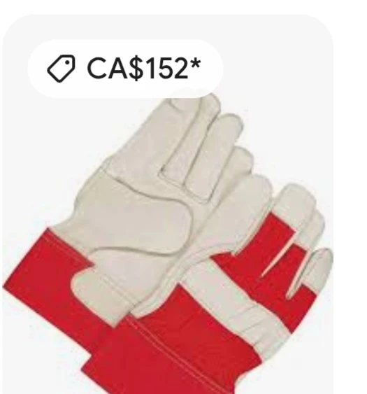 Men's Construction Leather Gloves - photo 4