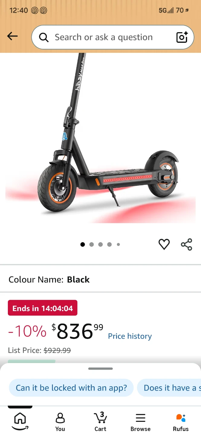 Hiboy Max  Pro Electric Scooter - photo 3