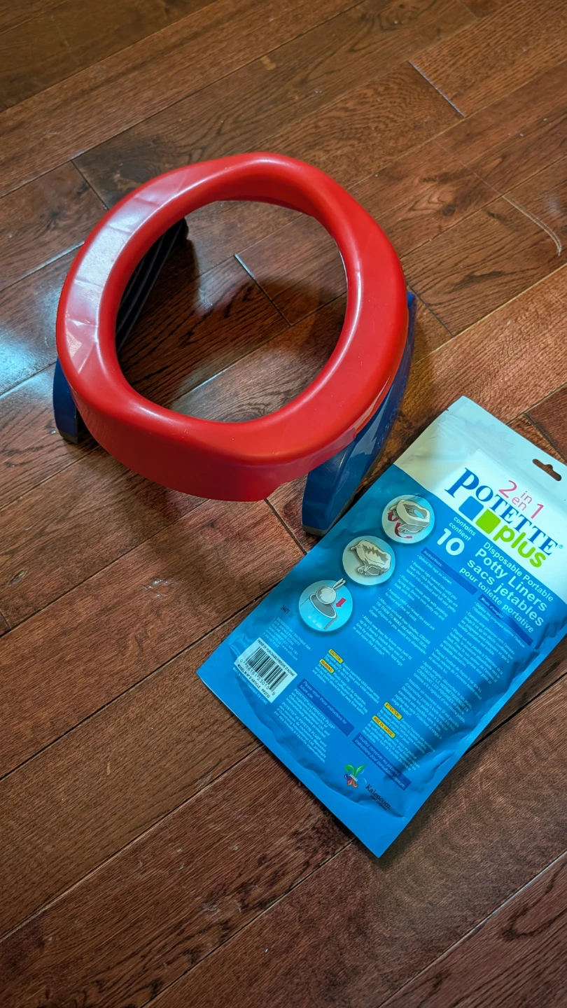 Potette Plus 2-in-1 Portable Potty with Liners