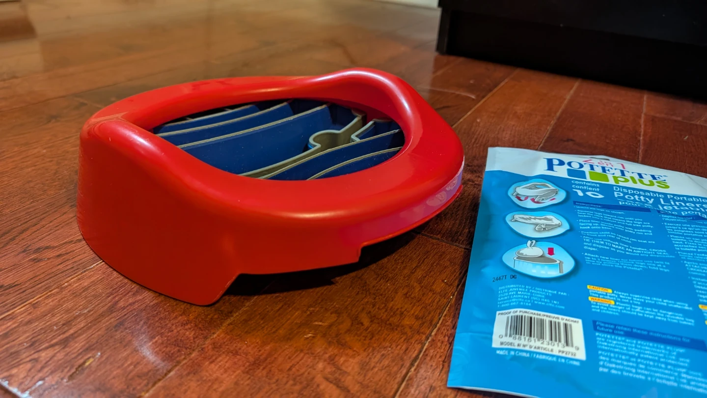Potette Plus 2-in-1 Portable Potty with Liners - photo 2