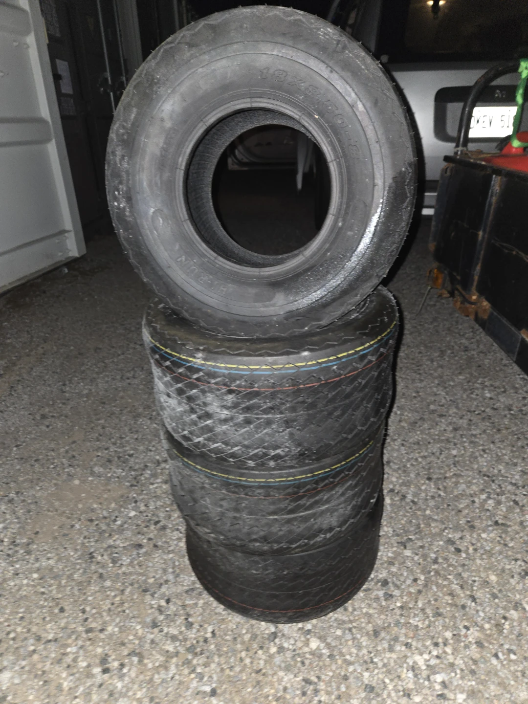 Golf cart tires 8 850 8 hi run new - photo 3