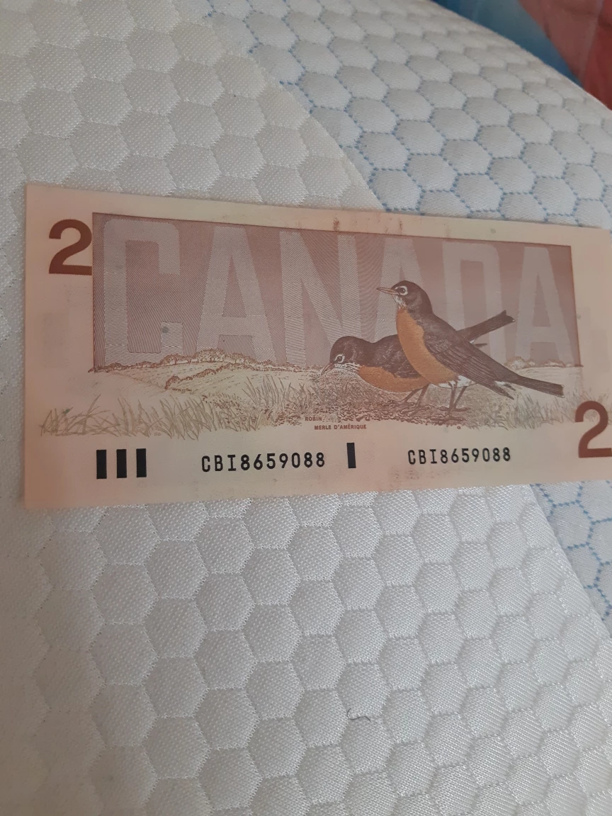Canada $2 Two Dollar Bill 1986 - photo 2