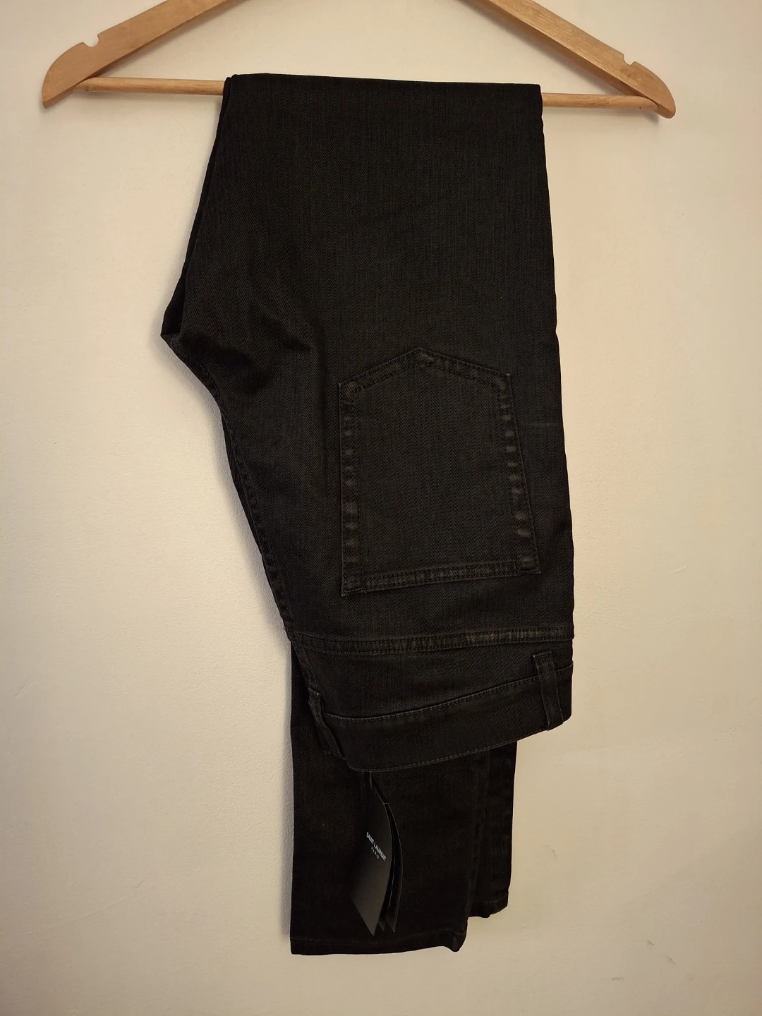 Saint Laurent Paris Black Denim Jeans - photo 4