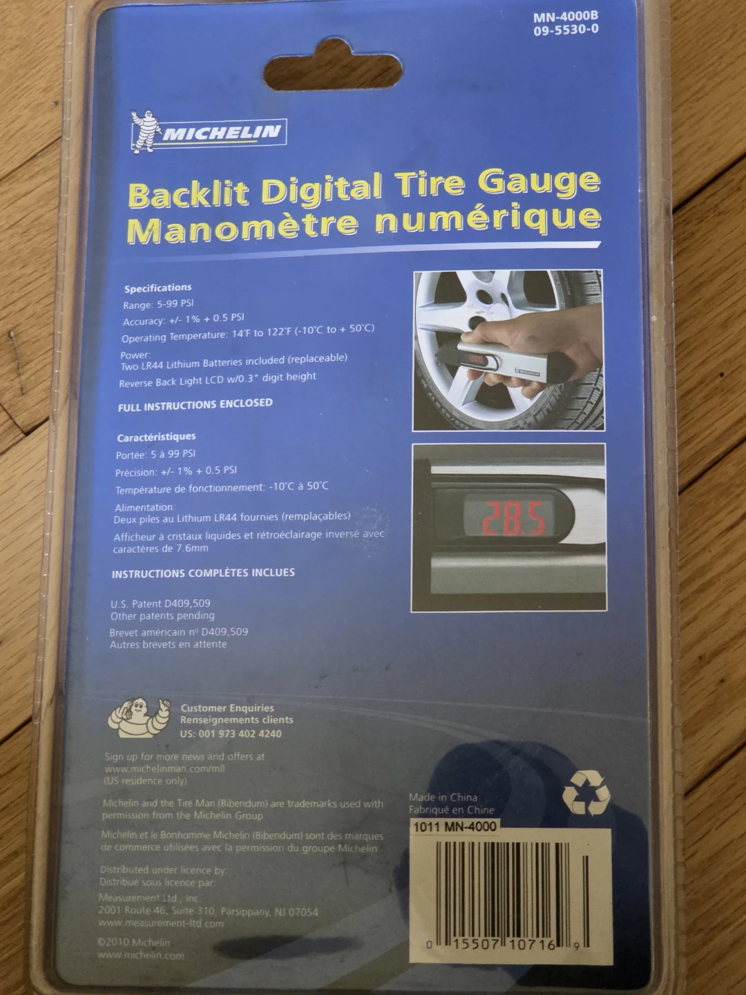 Michelin Backlit Digital Tire Gauge - photo 2