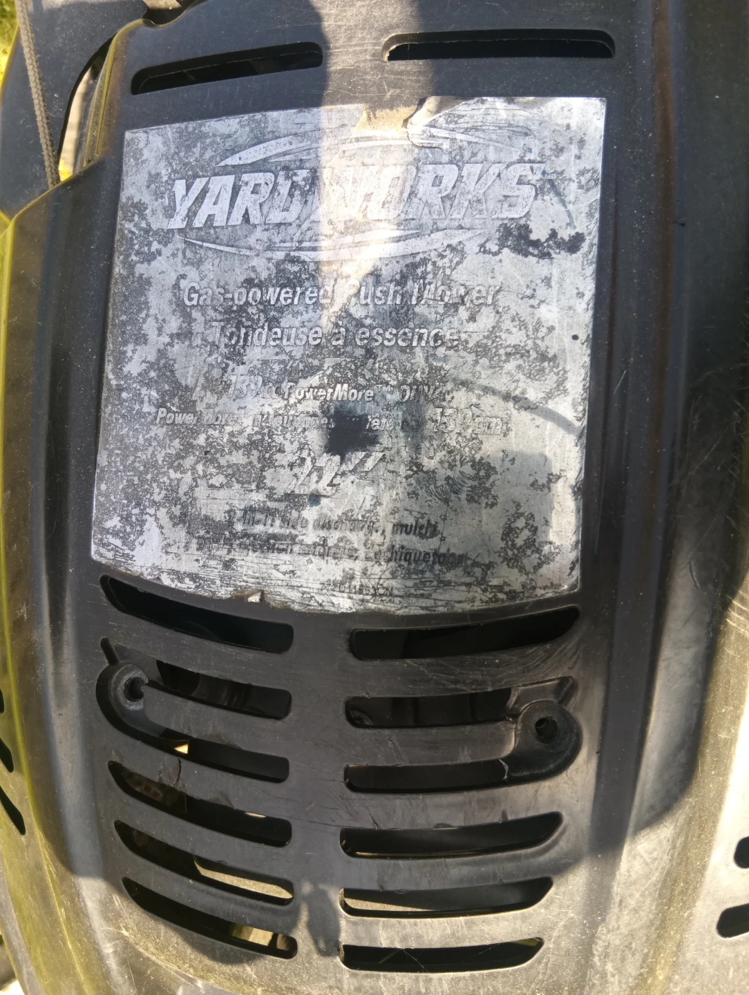 Yardworks Gas Powered Push mower - photo 3