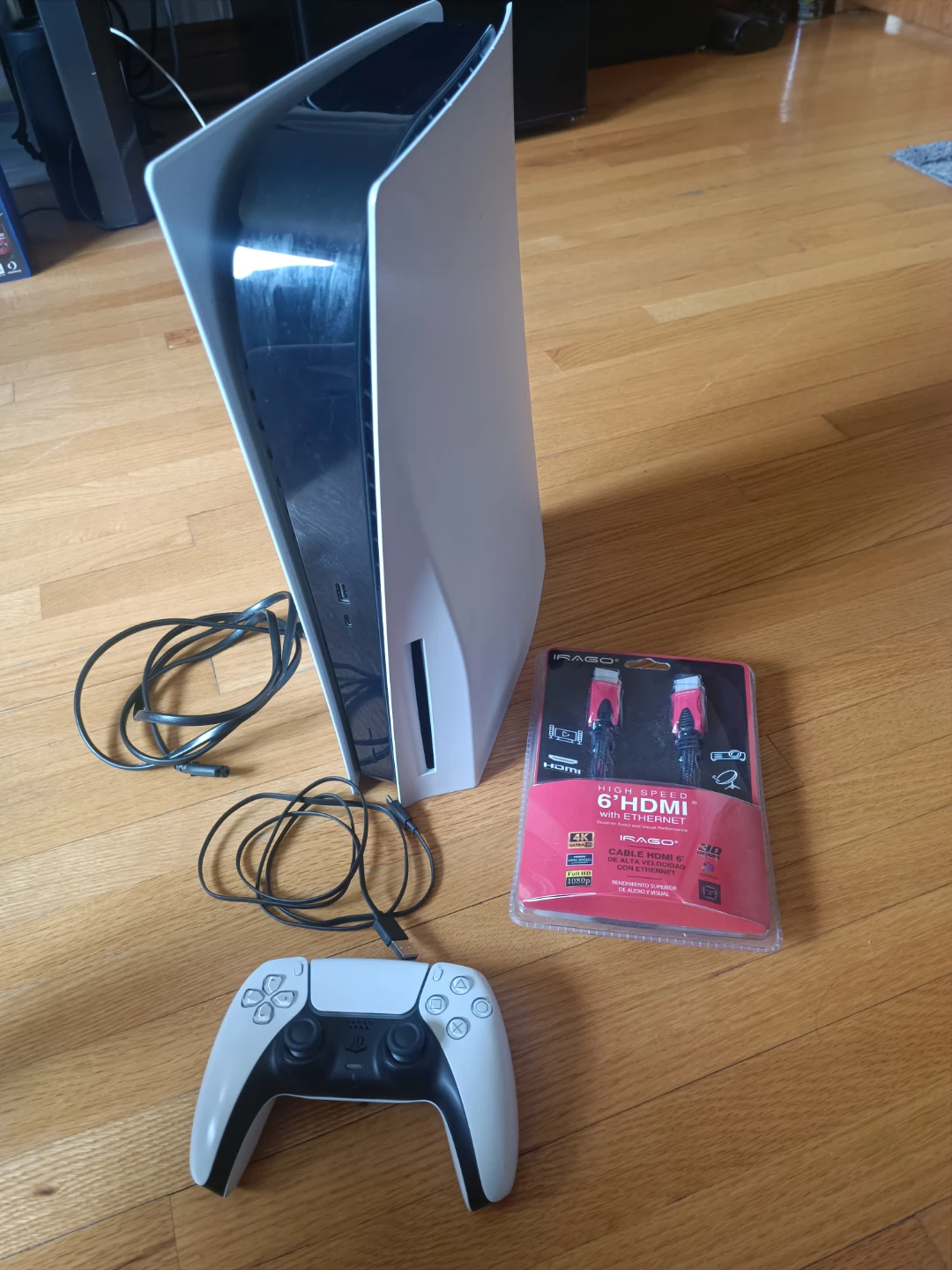 Sony PlayStation 5 Console with Controller and HDMI Cable