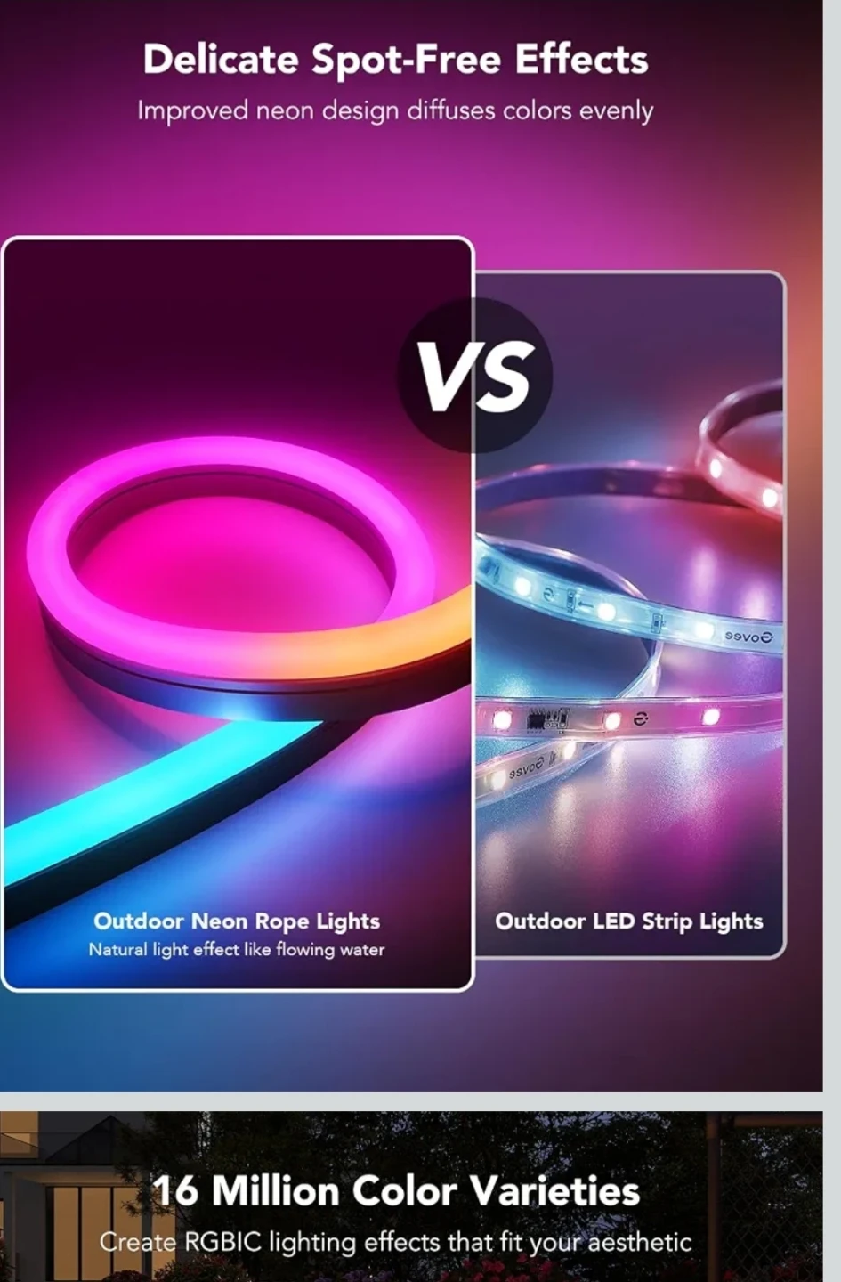 Govee RGBIC Outdoor Neon Rope Light - photo 4