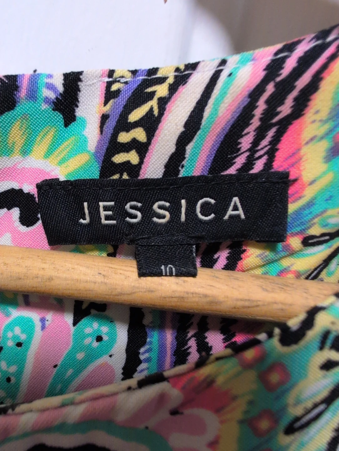 Jessica Paisley Sleeveless Dress Size 10 - photo 5