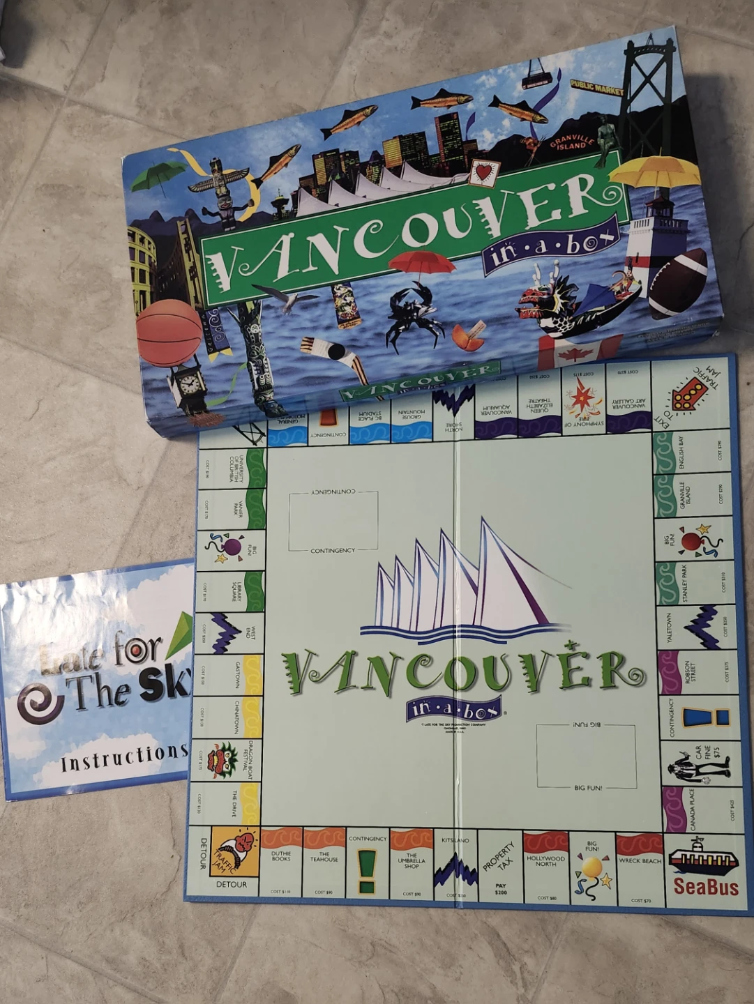 Vancouver in a Box Board Game - photo 3
