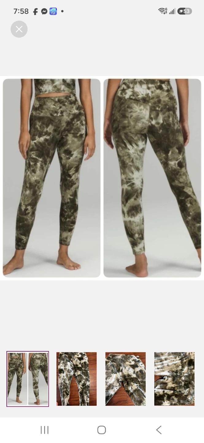 Lululemon Align Tie-Dye Leggings