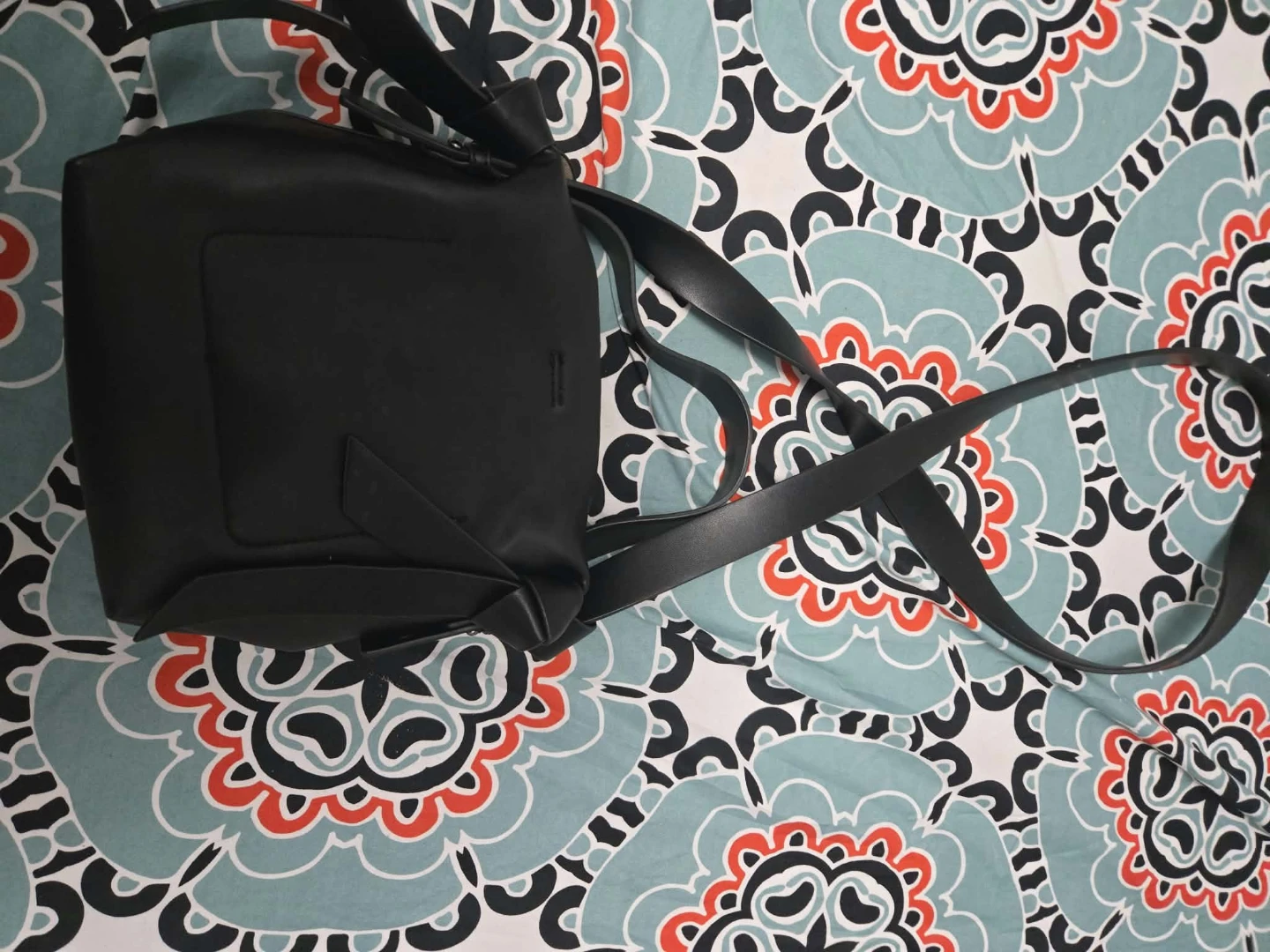 Black Leather Shoulder Bag