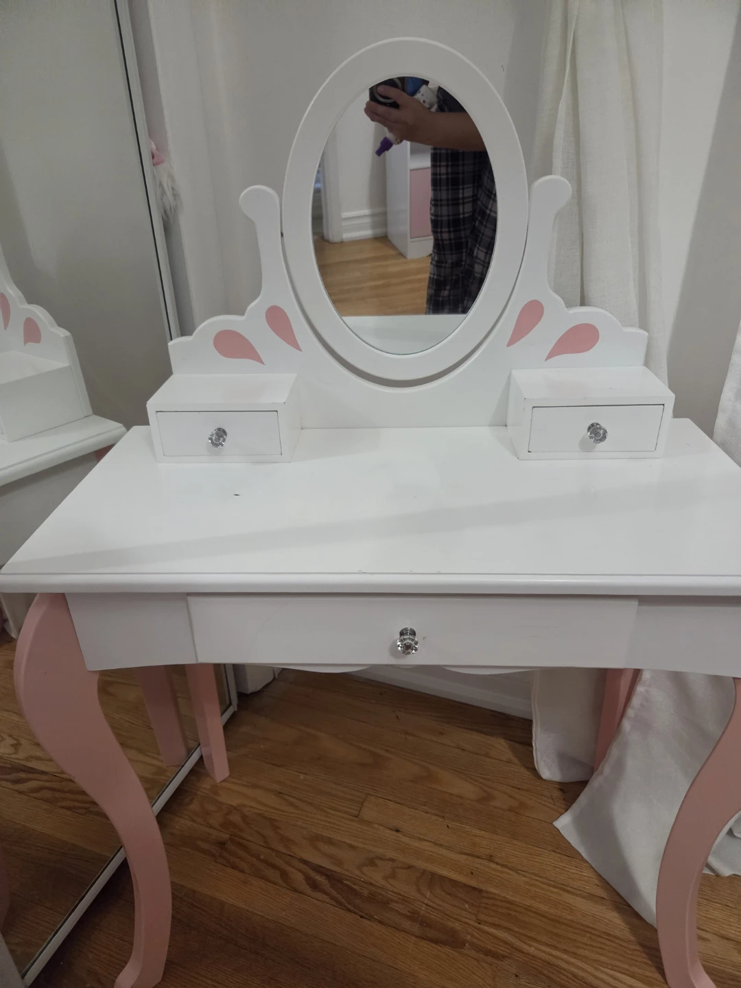 Kids Vanity Table with Mirror - photo 2