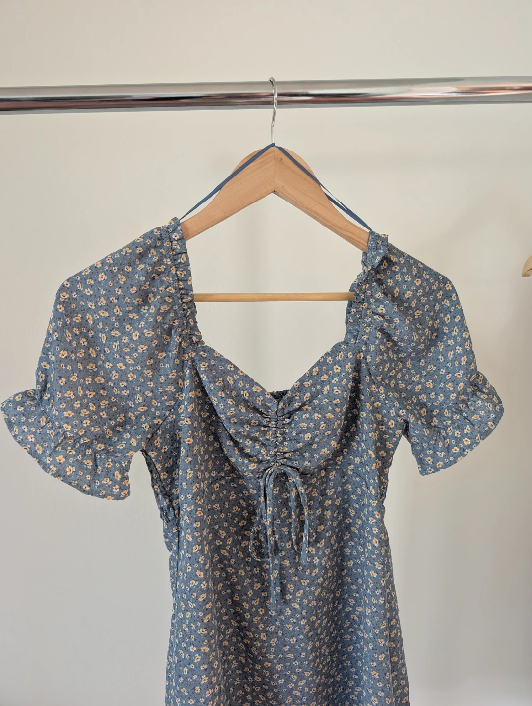 Paper Crane floral smocked puff sleeve dress - photo 2