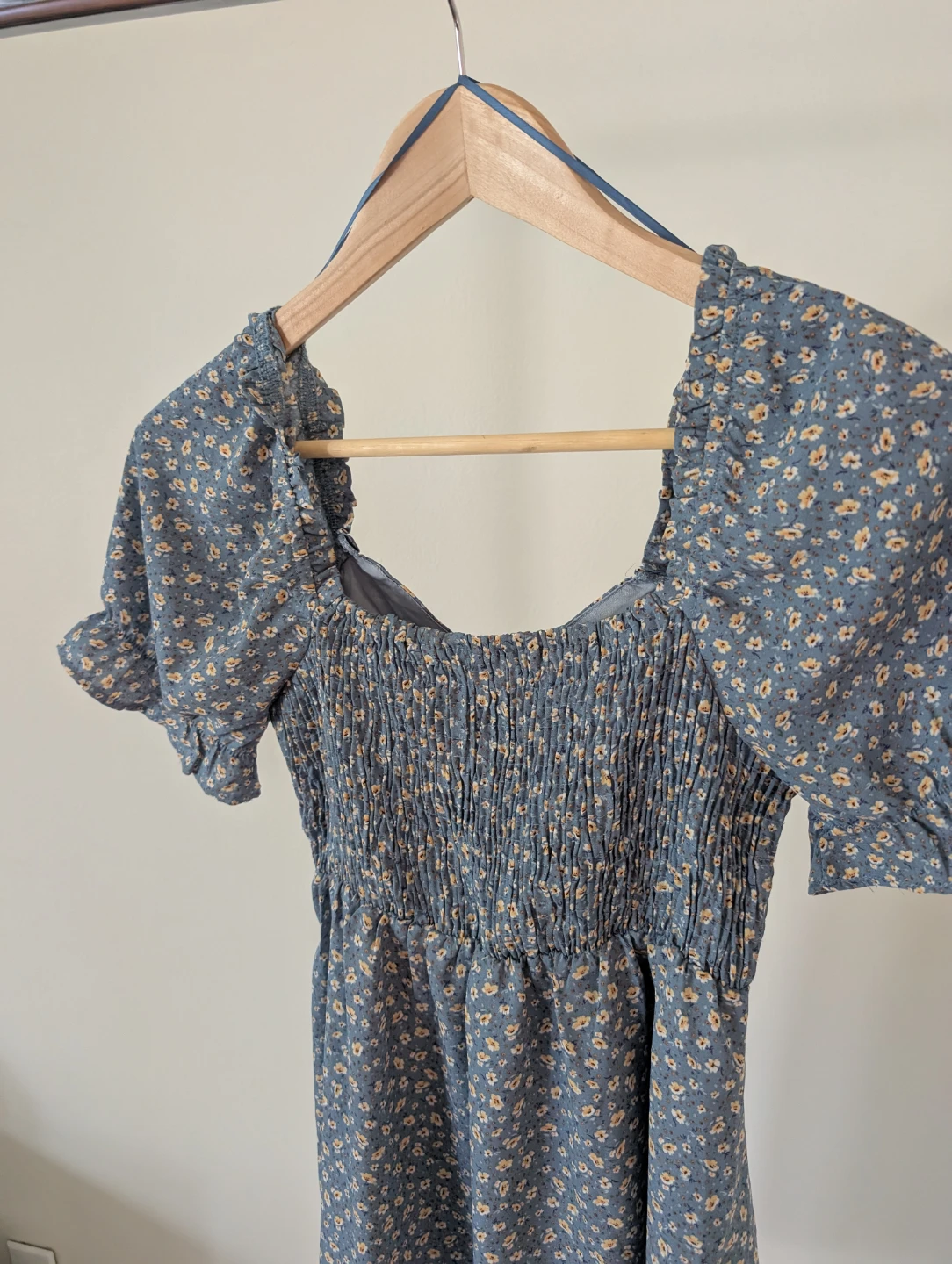 Paper Crane floral smocked puff sleeve dress - photo 3
