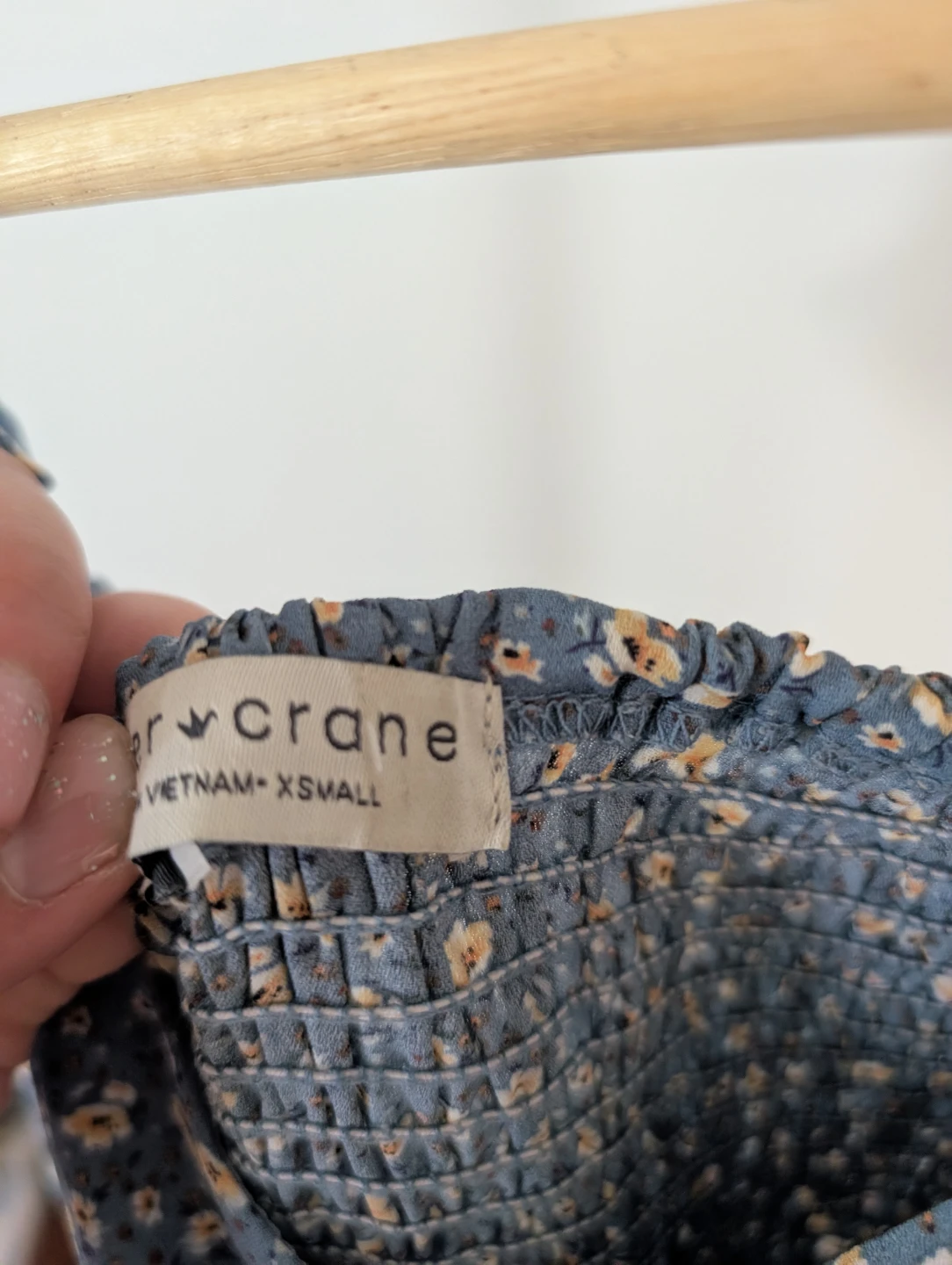 Paper Crane floral smocked puff sleeve dress - photo 4