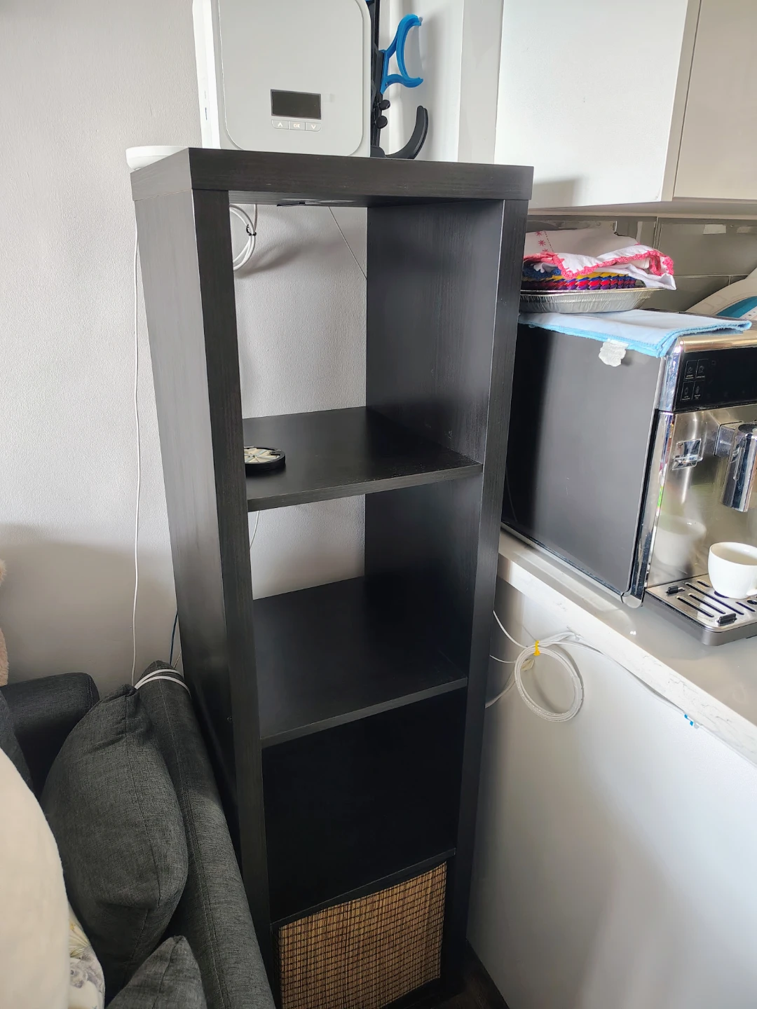 IKEA KALLAX Shelf Unit Black-Brown