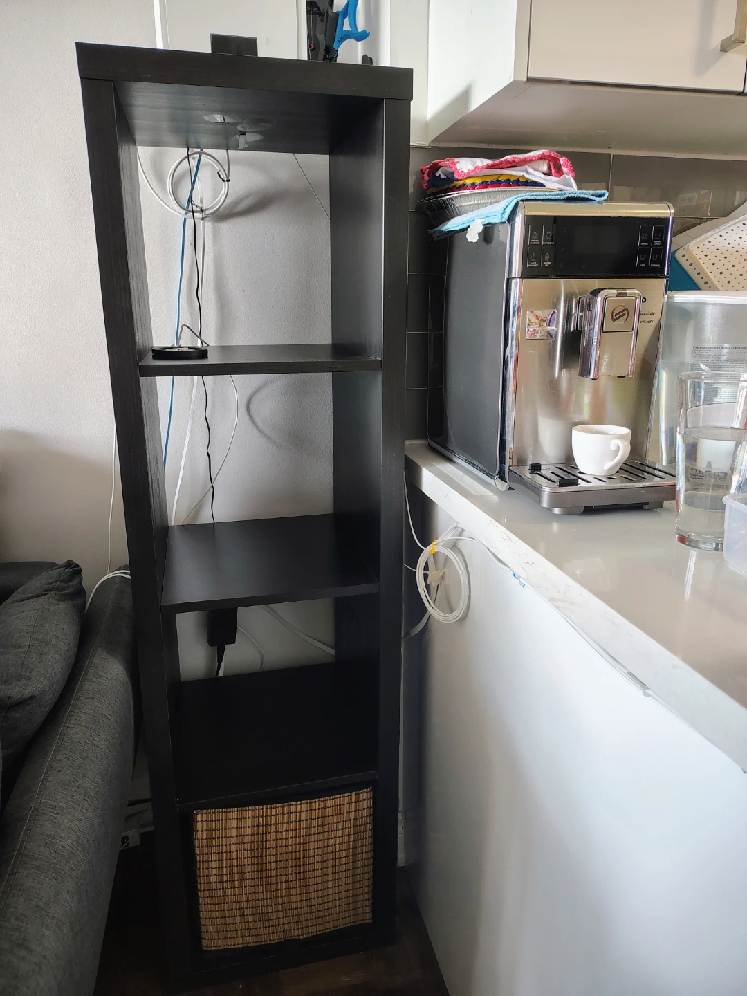 IKEA KALLAX Shelf Unit Black-Brown - photo 2