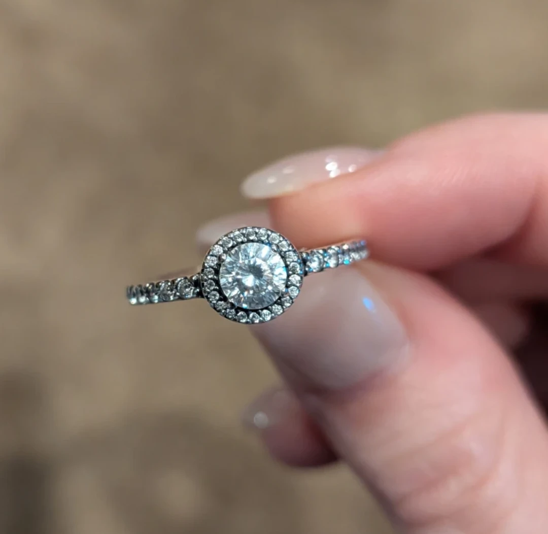 Pandora Sparkling Halo Ring