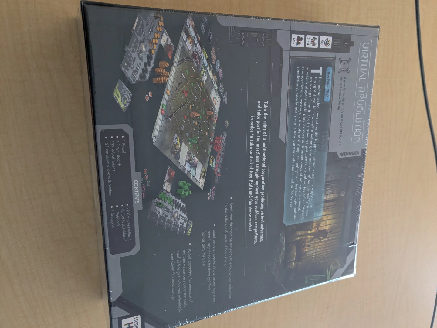 Virtual Revolution Board Game - factory sealed - photo 3
