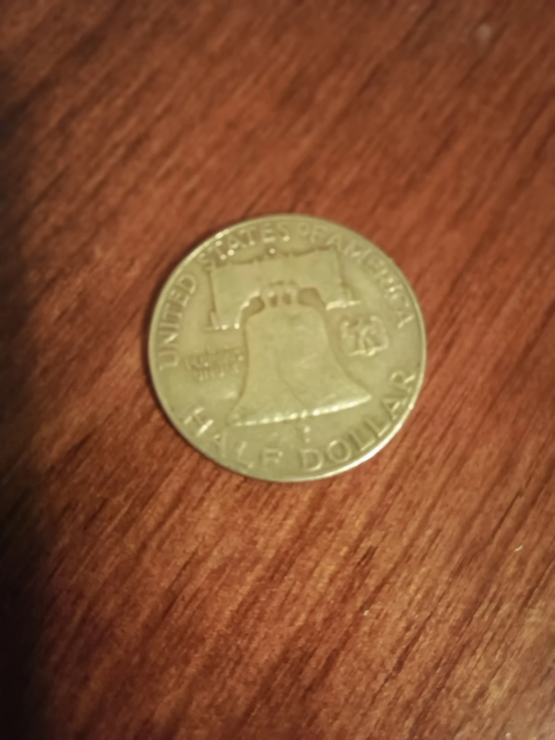 1954 Franklin Half Dollar Coin,( Silver coin)