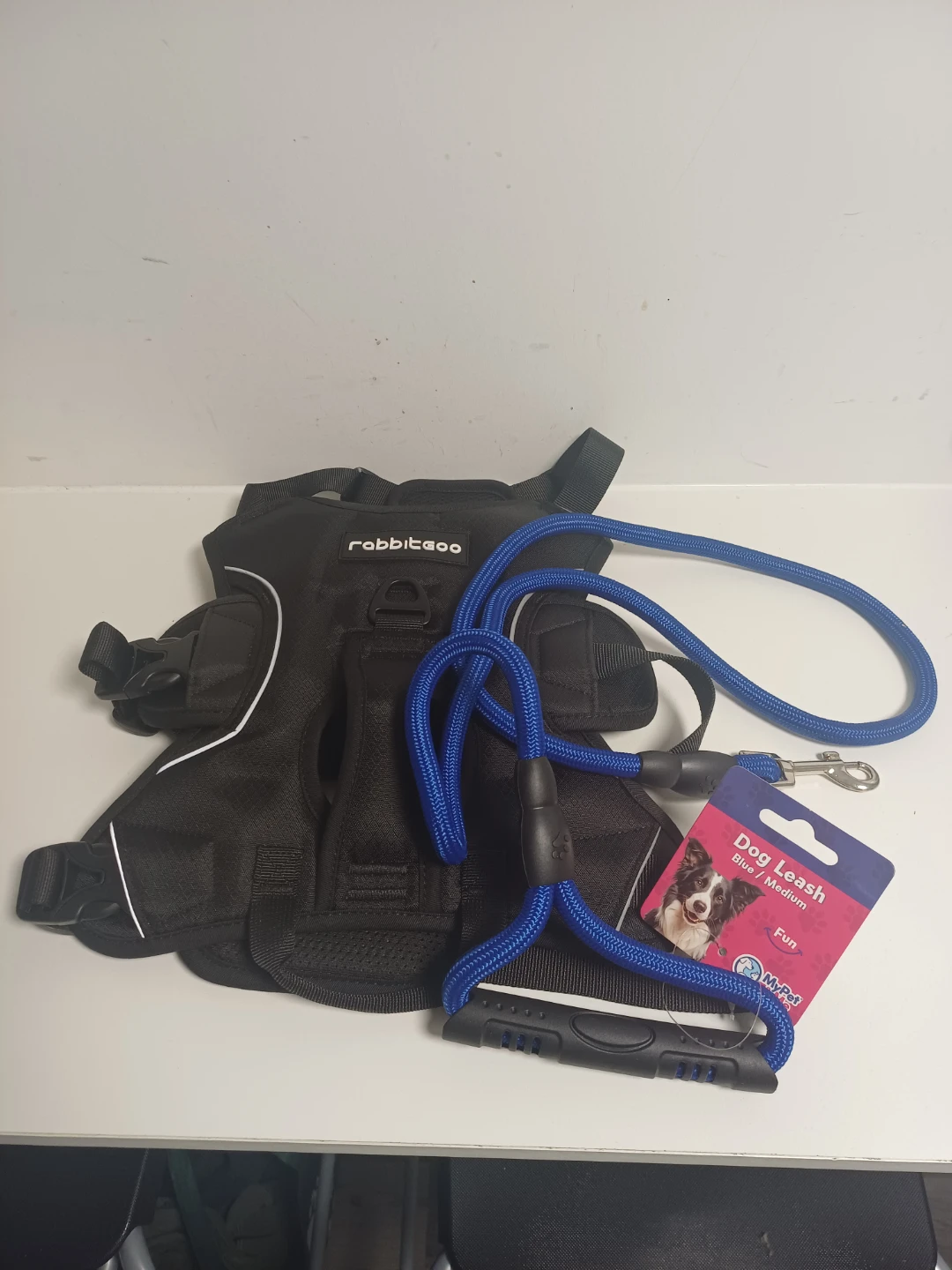 Rabbitgoo Dog Leash and Harness Set - Medium