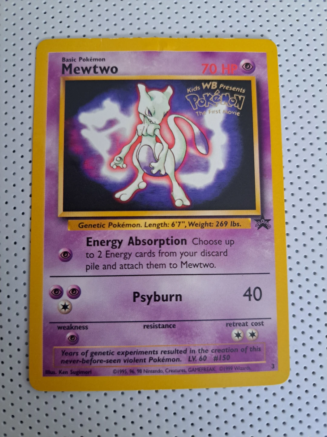 Mewtwo 03 WOTC promo DMG