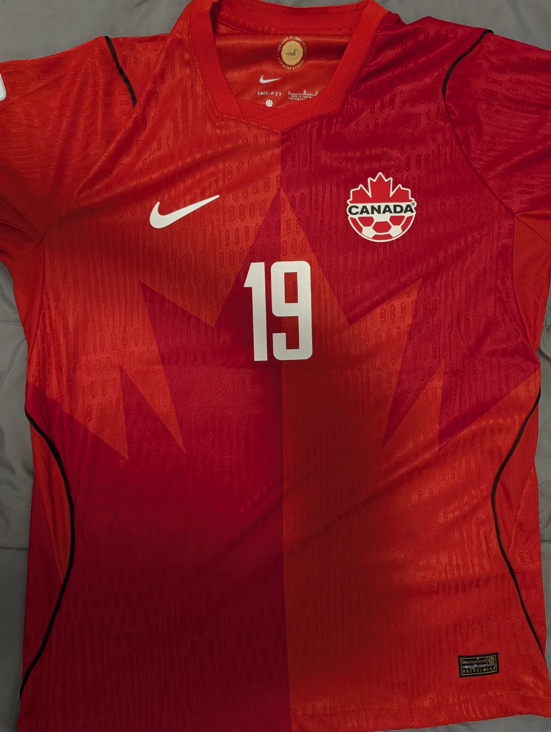🇨🇦🔥 ALPHONSO DAVIES #19 CANADA REPLICA JERSEY 🔥🇨🇦