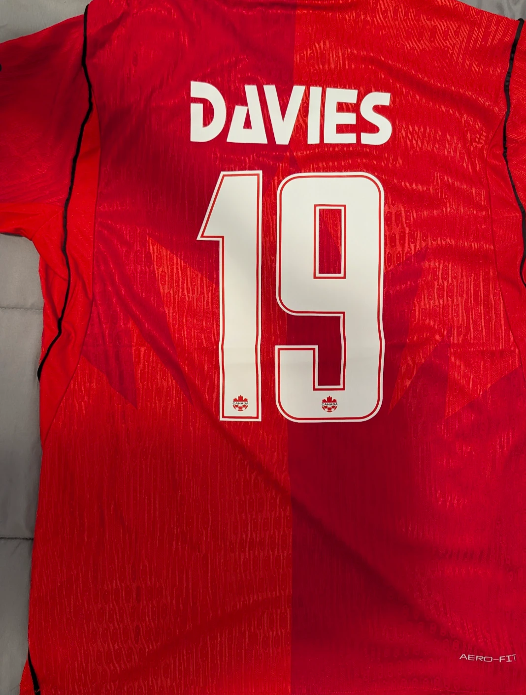 🇨🇦🔥 ALPHONSO DAVIES #19 CANADA REPLICA JERSEY 🔥🇨🇦 - photo 2