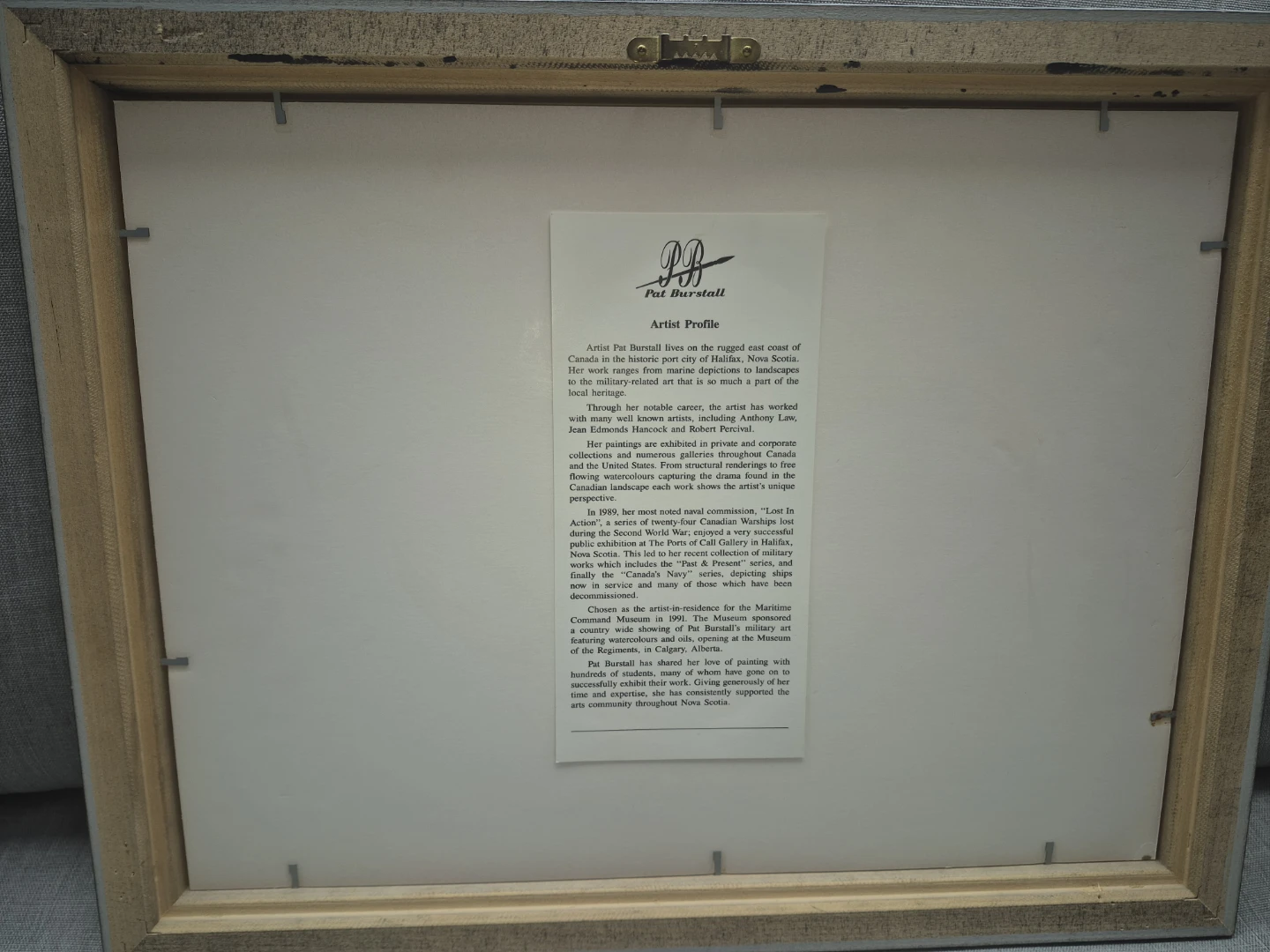 Pat Bursall Print - H.M.C.S. FREDERICTON