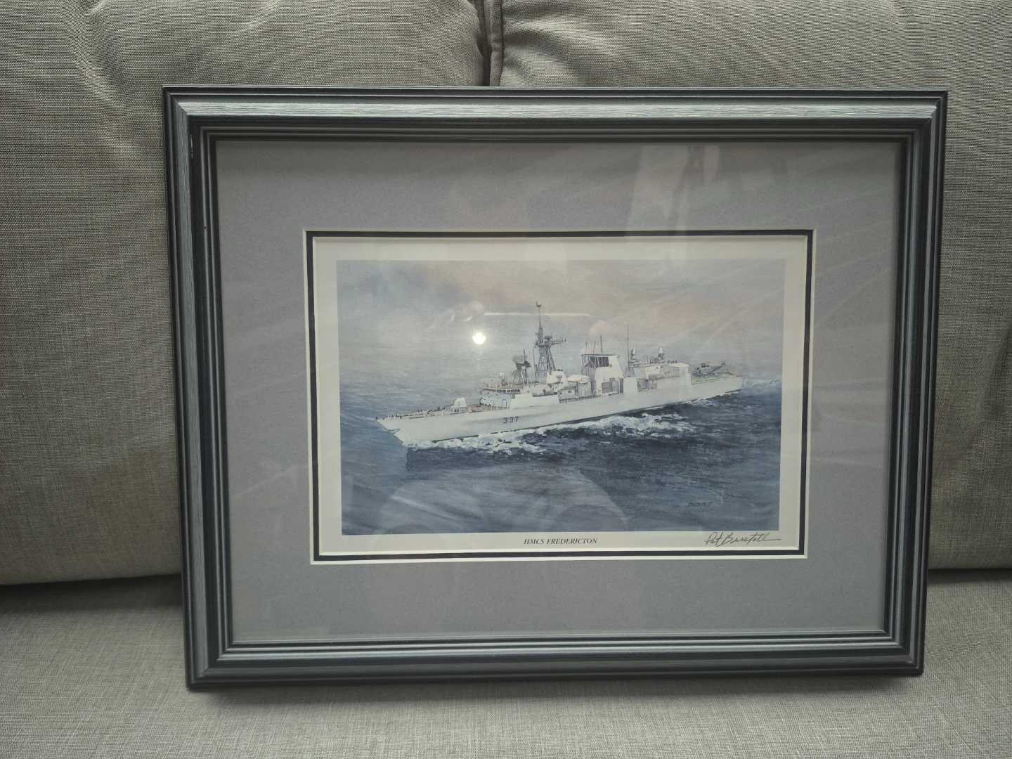 Pat Bursall Print - H.M.C.S. FREDERICTON - photo 2