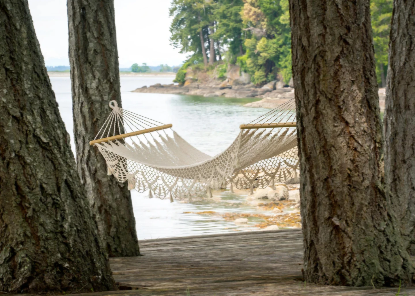 NEW Indaba Boho Macrame Hammock | Woven Cotton Tassels