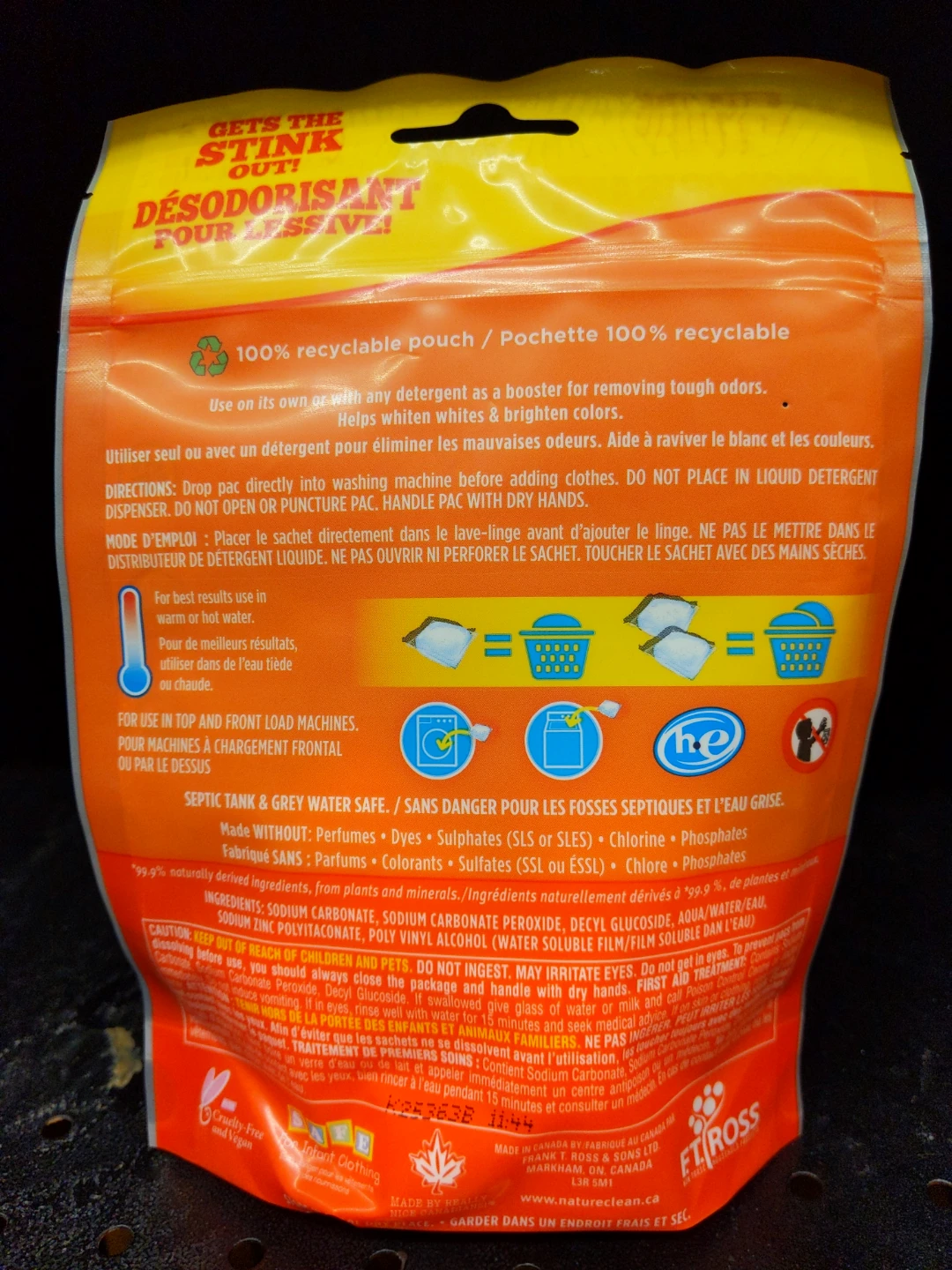 $3 ( reg. $6) Nature Clean Stink Bombs Laundry Odor Remover - photo 2