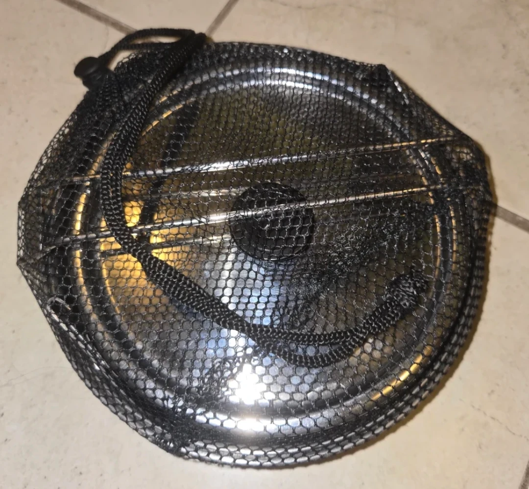 Quality Stainless Steel Camping Cookware Set w Mesh Bag