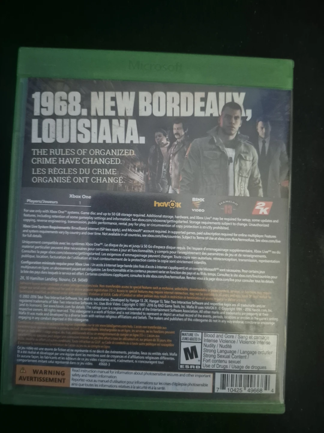 Mafia III Xbox One - photo 2
