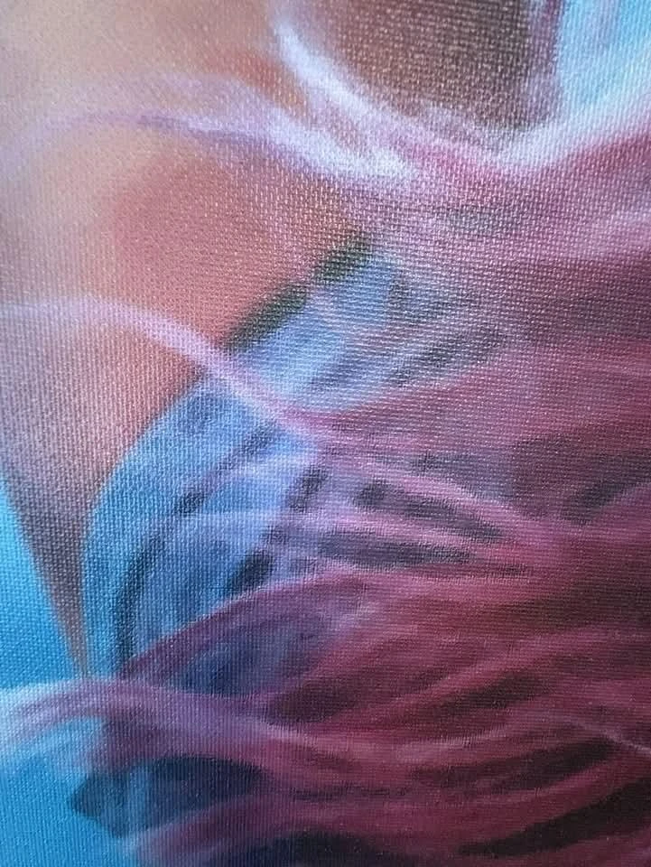 Canvas Wall Art Print - Woman with Pink Hair - photo 5