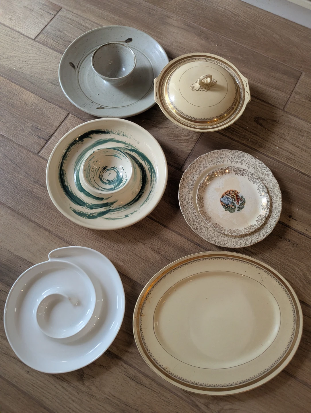 Vintage Decorative Plates, dipping platters ect Price different
