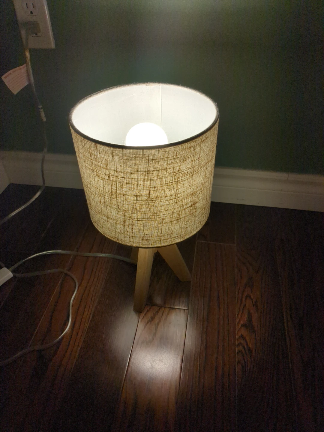 Set of 2 Table lamps with LED light bulbs