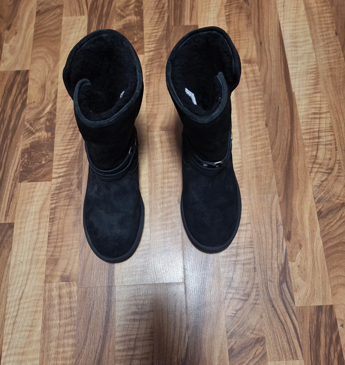 UGG Australia Black Suede Boots (Size 8 US Womens) - photo 4