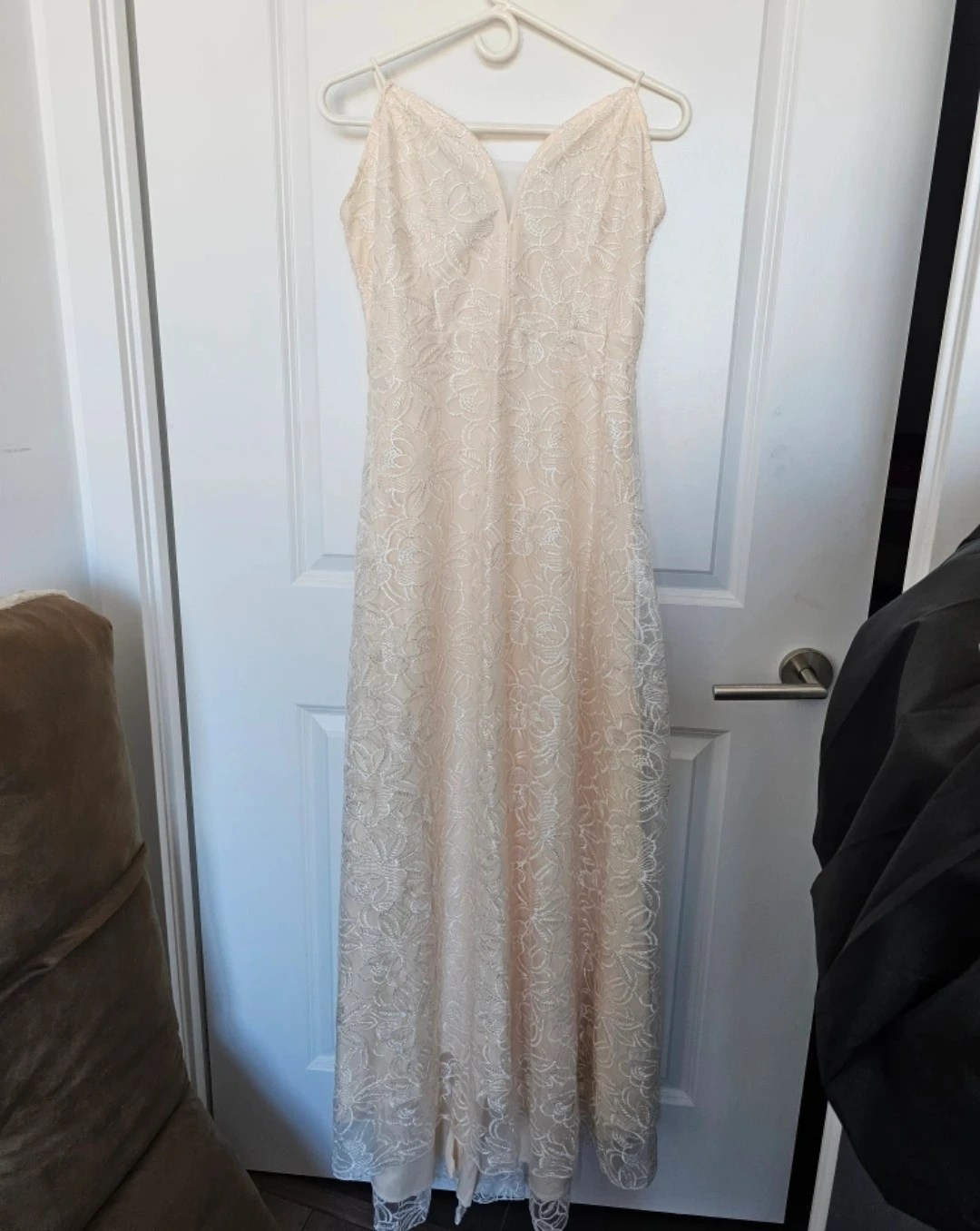 Cream Lace Dress