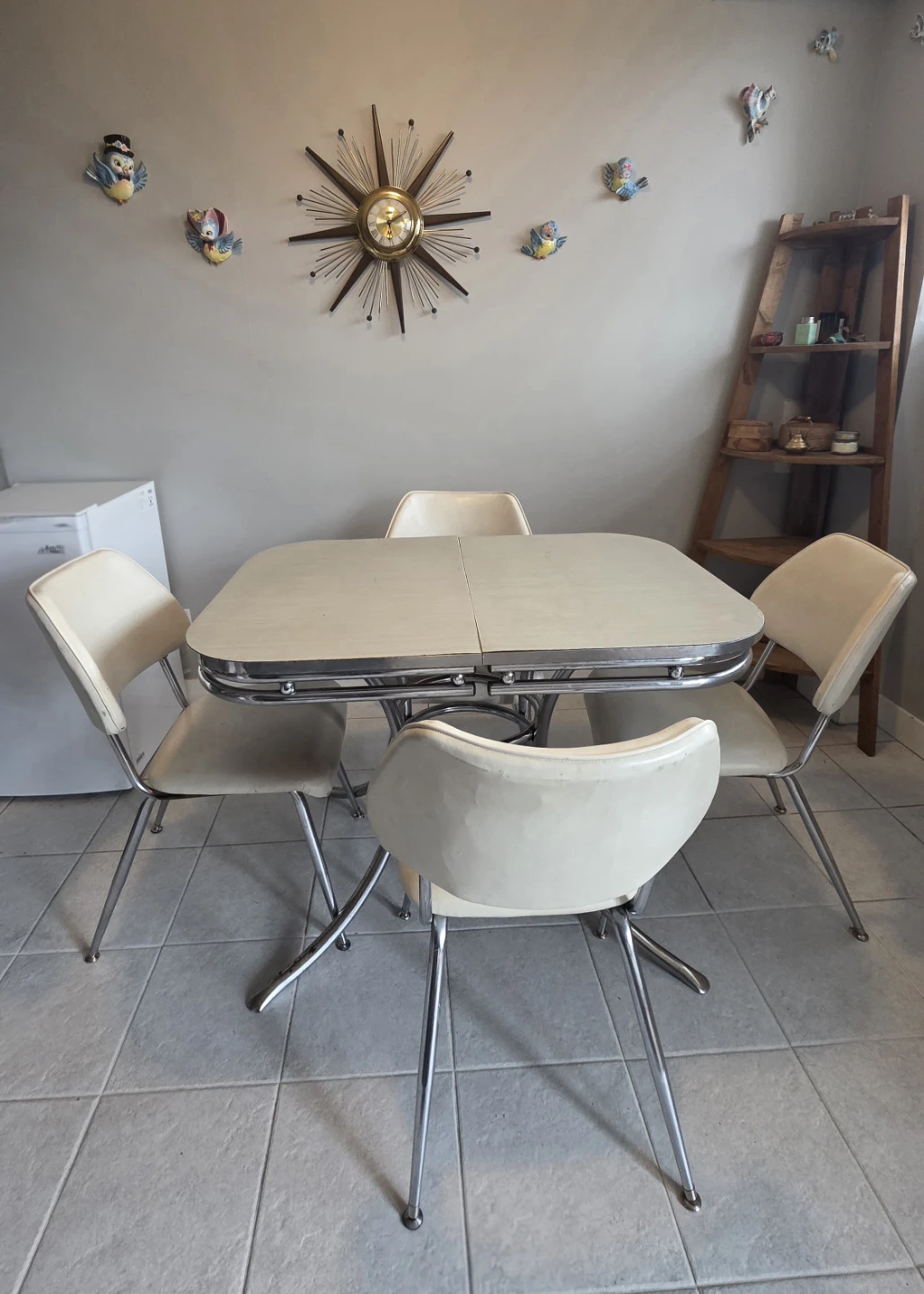 Vintage Retro Kitchen Table and Chairs Set - photo 3