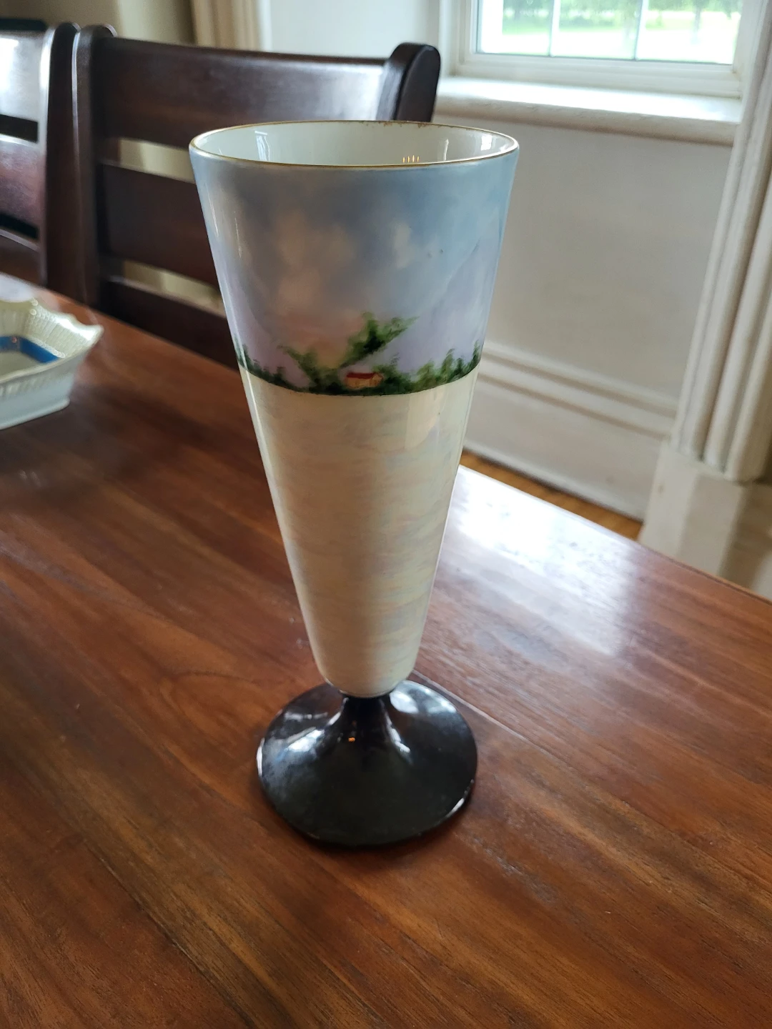 RARE Antique T&V Limoges 1900s Vase with Signature