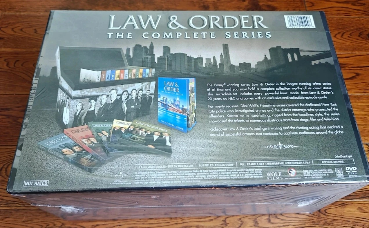 Law & Order: Complete Series box set (20 seasons) (new, sealed) - photo 2