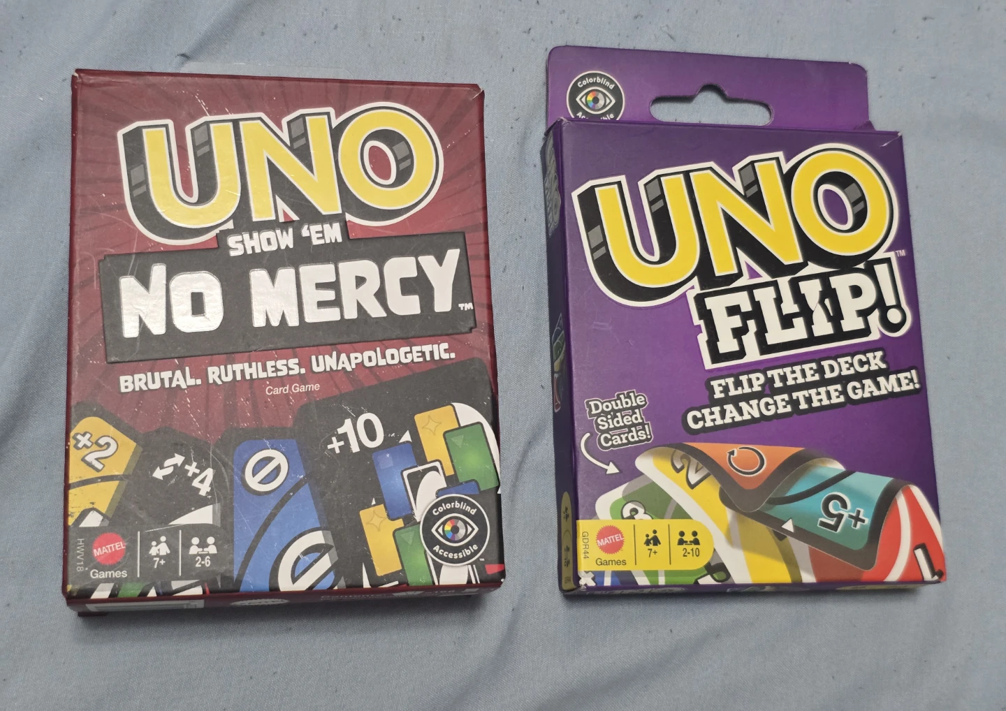 UNO Show 'Em No Mercy & UNO Flip Card Games