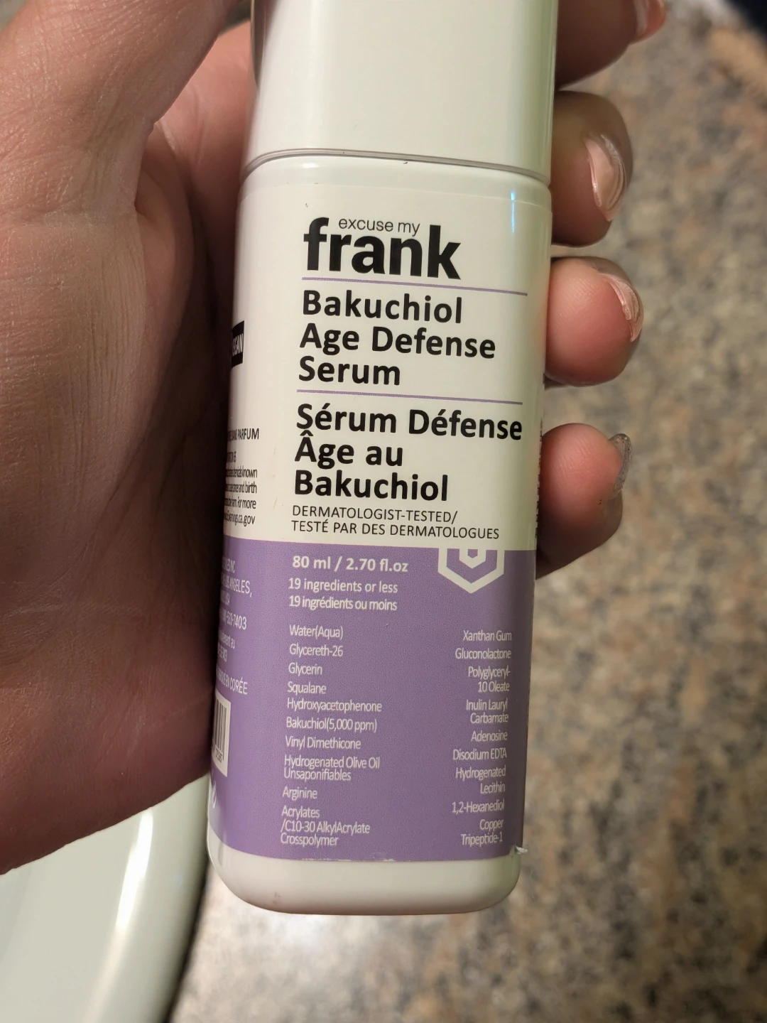 Excuse My Frank Bakuchiol Age Defense Serum