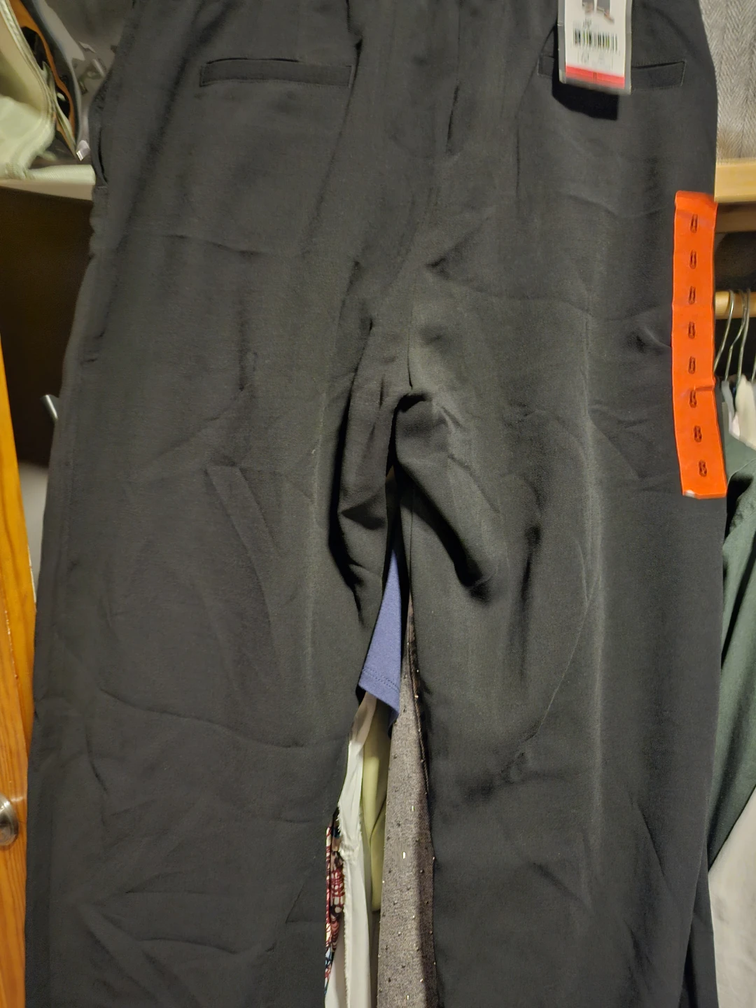 DKNY Black Wide Leg Pants Size 8 - photo 5
