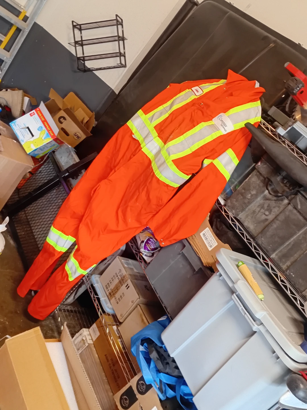 Premium Uniforms Orange High-Vis Coveralls - Size M - photo 2