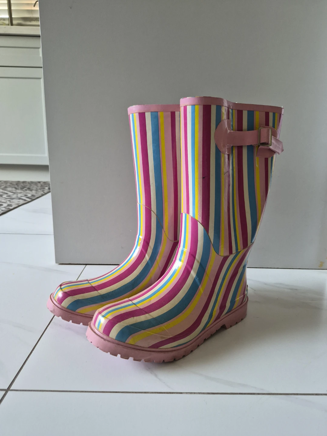 La Senza Girl Striped Rain Boots