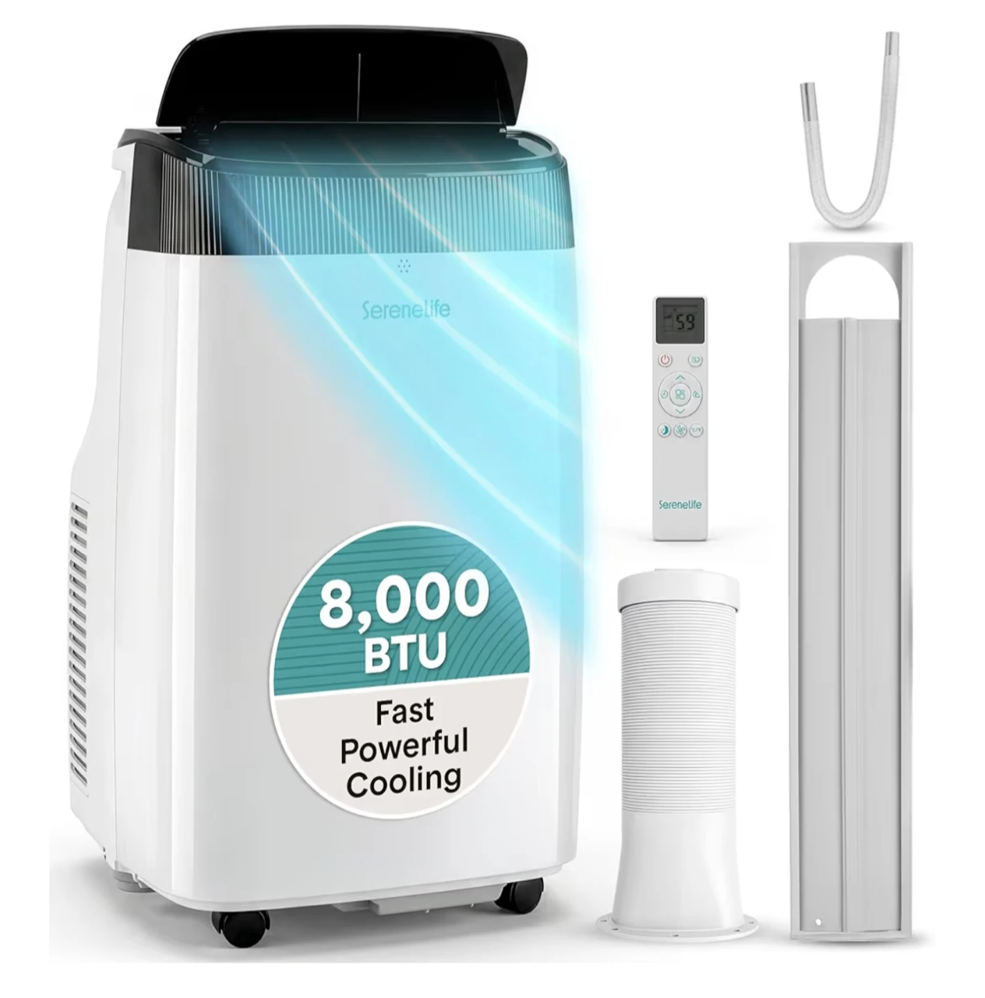 SereneLife 8,000 BTU Portable Air Conditioner